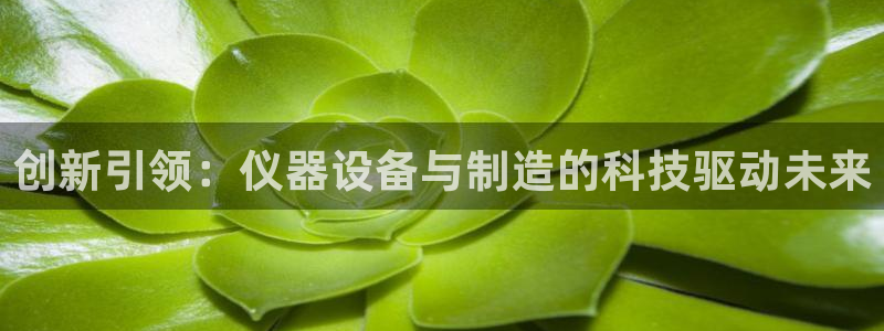 星欧娱乐公司：创新引领：仪器设备与制造的科技驱动未来