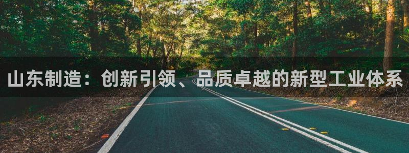 星欧娱乐伐官网注册：山东制造：创新引领、品质卓越的新型工业体